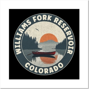 Williams Fork Reservoir Colorado Sunset Posters and Art